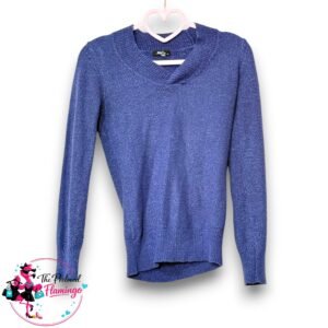 M&Co Cobalt Blue Textured Knit Jumper - Size XS - NWOT